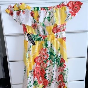 Long floral dress